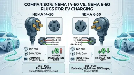 NEMA 14-50 vs. NEMA 6-50