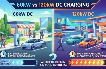 60kW vs. 120kW DC EV Chargers