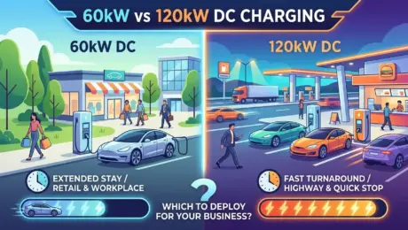 60kW vs. 120kW DC EV Chargers