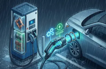 Charge Your Electric Vehicle in the Rain