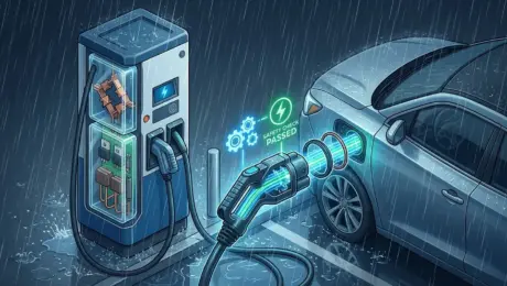 Charge Your Electric Vehicle in the Rain
