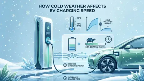 Cold Weather Slows EV Charging Speed