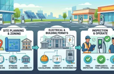 Commercial EV Charging Station Permits and Zoning Laws Explained