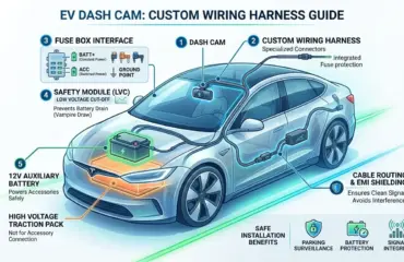Custom Wiring Harnesses for EV Dash Cams