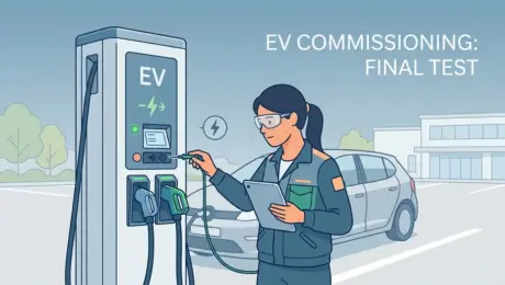 EV Charger Commissioning Checklists for Large Commercial Projects