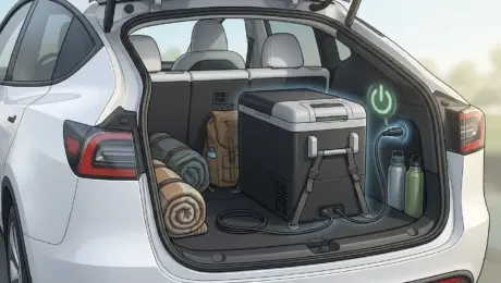 How to Safely Power a Mini-Fridge in Your Tesla