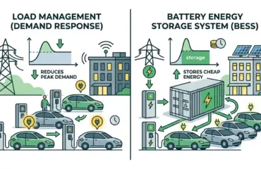 Load Management vs. Battery Energy Storage for EV Charging Which Solves Peak Demand More Cost-Effectively
