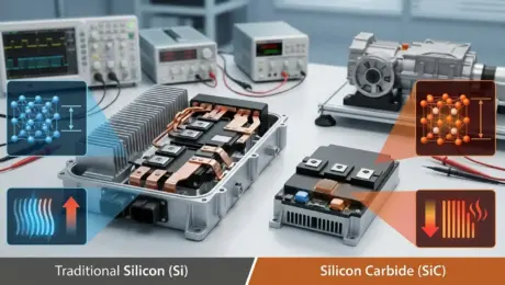 Silicon Carbide (SiC) vs. Traditional Silicon in EV Inverters