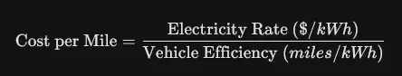 The Fundamental Formula for Charging Costs