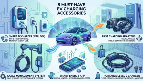 Top 5 Must-Have Charging Accessories for New EV Owners