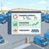 Charging Schedules, Utilization, and Throughput