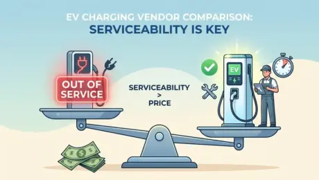 How to Compare EV Charging Vendors on Serviceability, Not Just Price