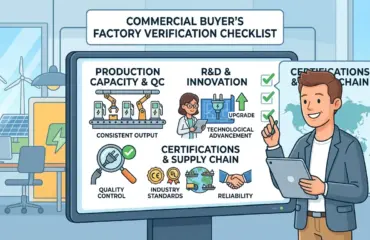 What Commercial Buyers Should Verify Before Approving an EV Charger Factory Partner